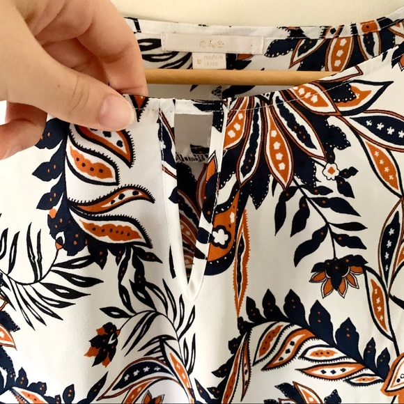 CLOSING SALE!
c&e | Floral White Top - Picture 3 of 5